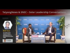 SNEC Exclusive: Interview With Professor Martin Green