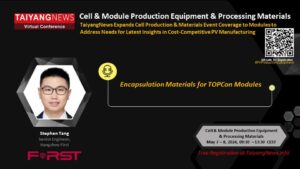 Hangzhou First - TaiyangNews Virtual Conference - China Solar PV News Snippets