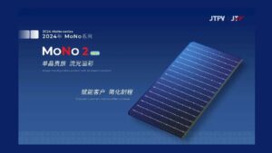 JTPV has launched its MoNo 2 TOPCon cell at SNEC 2024 - TaiyangNews China Solar PV News Snippets