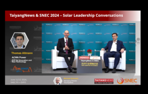 TaiyangNews’ Michael Schmela Interviews ACWA Power’s Thomas Altmann