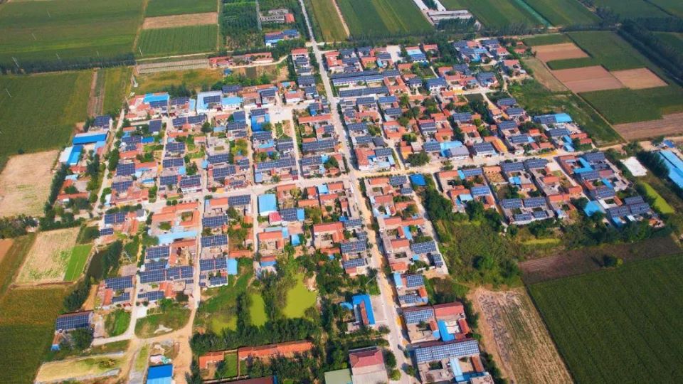Pictured is Trinasolar's project in Youma Village - 2023 sustainability report - TaiyangNews China Solar PV News Snippets