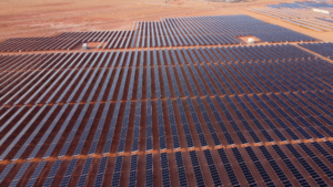 Utility scale solar plant