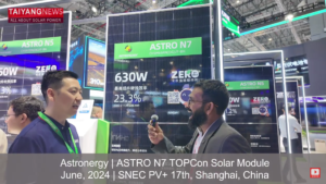 Astronergy’s TOPCon 4.0 Module Portfolio On Display At SNEC 2024