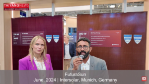 TaiyangNews at Intersolar Europe 2024 - FuturaSun colored modules