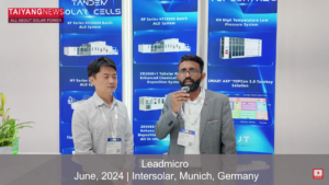 Leadmicro’s Latest Single-Tube Type All-In-One PECVD Tool At Intersolar Europe 2024