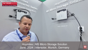 Hoymiles’ Latest Micro Storage Solution Offering At Intersolar Europe 2024