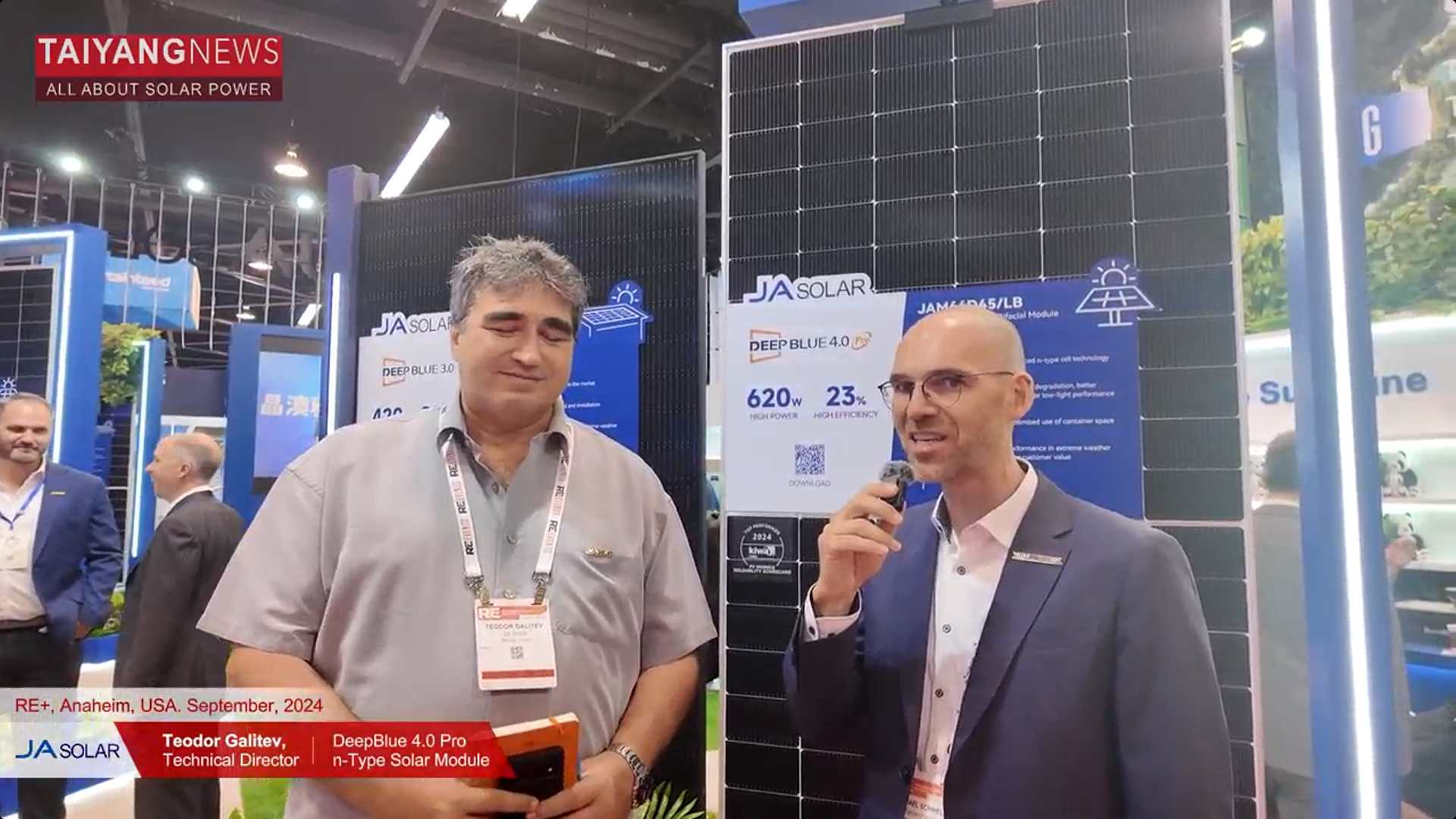 TaiyangNews at RE+ 2024 - JA Solar